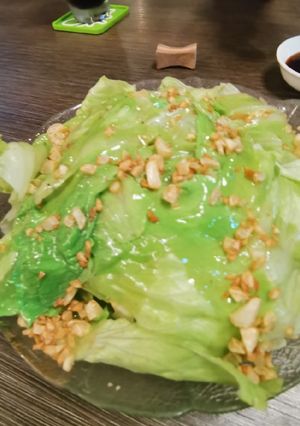 รูปของ ผักกาดแก้วผัดน้ำมันมะกอก