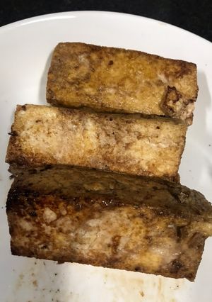 Una foto de Tofu frito rapidito