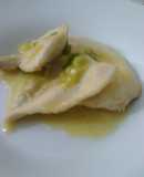 Pollo en salsa de piña