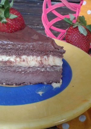 Foto resep Brownies with Chocolate Ganache #recook #keto