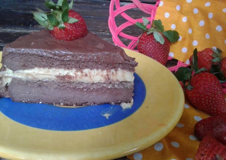 Brownies with Chocolate Ganache #recook #keto