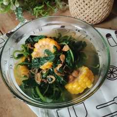 Sayur Bening Bayam Jagung-レシピのメイン写真