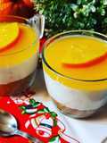 Cheesecake di arance al bicchiere
