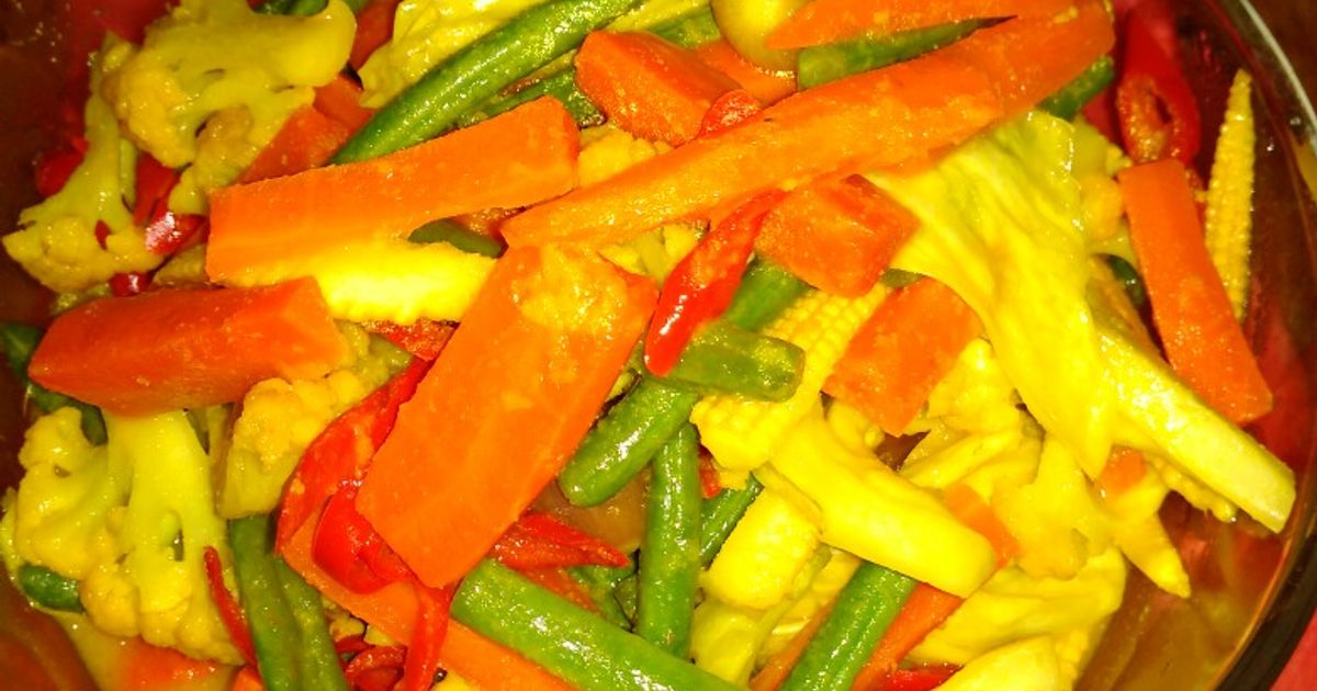 Resep Acar Kuning / Acar Rampai oleh Cecilia Imut - Cookpad
