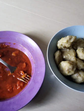 Langkah Mudah untuk Membuat Resep Pentol terong saos sambal yang Lezat Anti Ribet, Bisa Manjain Lidah