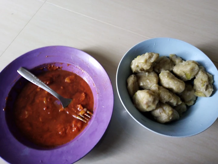 Langkah Mudah untuk Membuat Resep Pentol terong saos sambal yang Lezat Anti Ribet, Bisa Manjain Lidah