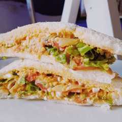 A picture of Inkigayo Korea Sandwich (ala Subway).