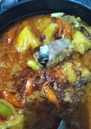 Foto resep Patin lempah kuning dengan nanas