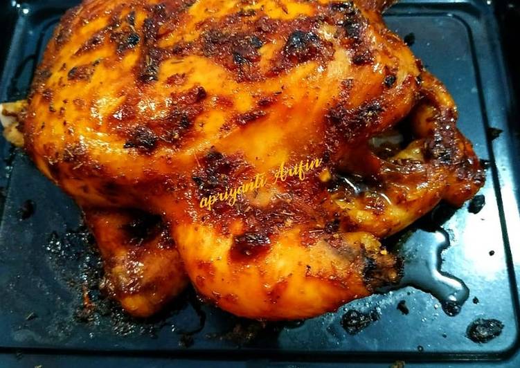 Resep Ayam panggang bumbu simpel 🍗🍗 yang Bisa Manjain Lidah