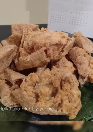 Foto resep Keripik Tahu Kriuk (3 bahan saja)