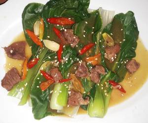 Resep Mudah Pakchoy daging saus tiram Praktis Enak Resep Mudah Pakchoy daging saus tiram Praktis Enak