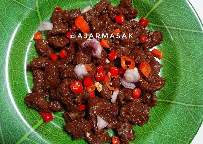 Cara Gampang Menyiapkan Sate goreng daging sapi Anti Gagal