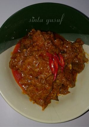 Foto resep Rendang daging sapi (presto)