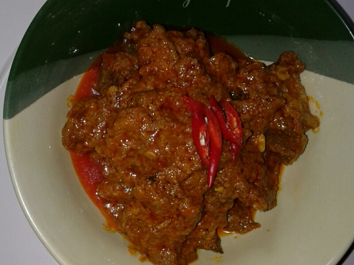 Resep Rendang daging sapi (presto), Lezat Sekali