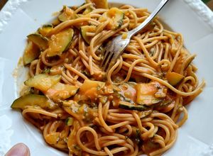 Zdjęcie przepisu Spaghetti z cukinią.