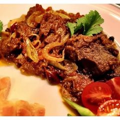 A picture of Mutton Dum Piyaza.