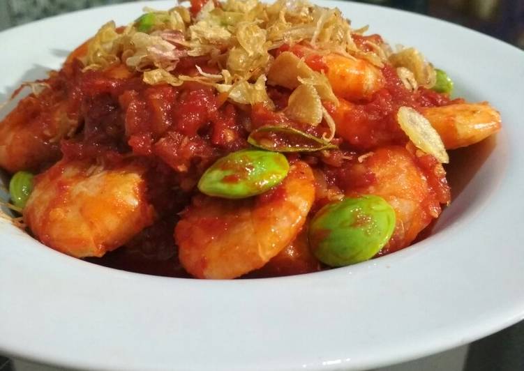 Bagaimana Membuat Balado udang pete Anti Gagal