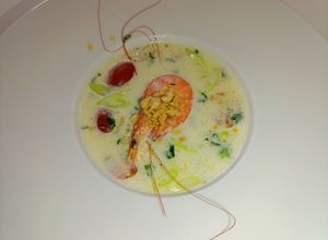 Фото Суп🍲 з морепродуктами /Soup with seafood.