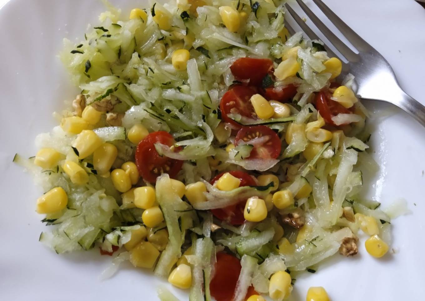 Ensalada fresca de calabacín
