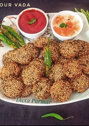 A picture of Jowar Flour Vada.