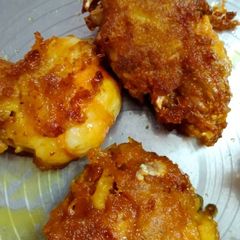 Crispy Prawn pakora A picture of Crispy Prawn pakora.