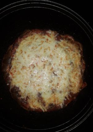 A picture of Fathead Pizza Dough (low carb).