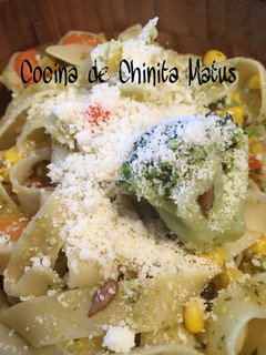 Una foto de Pasta ligera con verduras 🥒