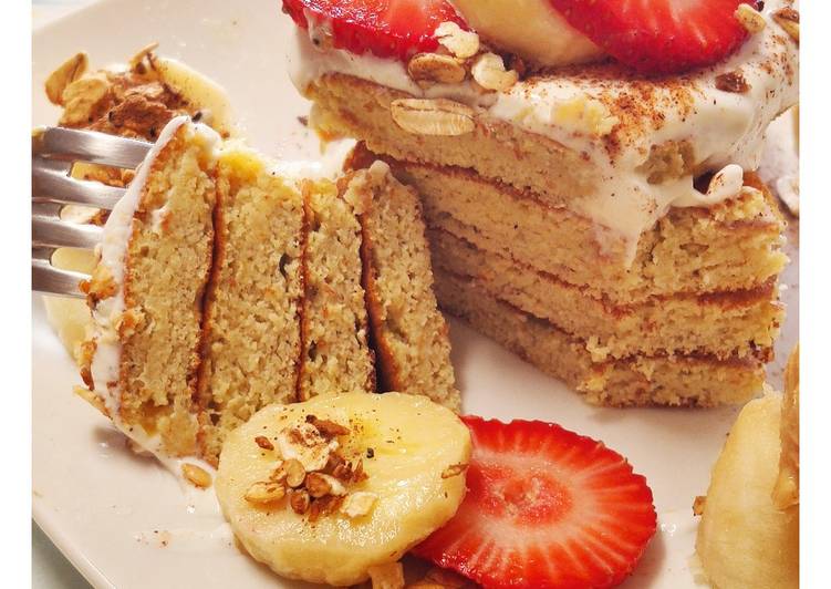 Panquecas fofas de banana