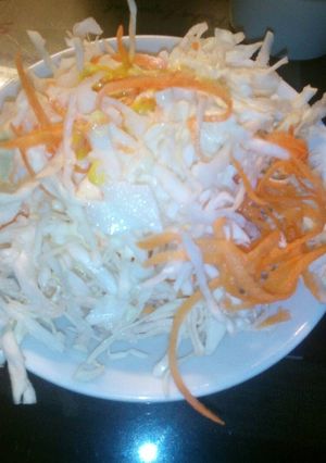 Una foto de Ensalada de col