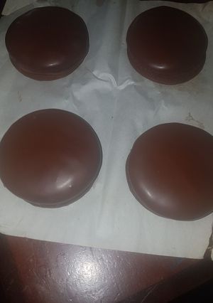 Una foto de Alfajores de chocolate