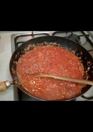 Una foto de Salsa de tomate casera
