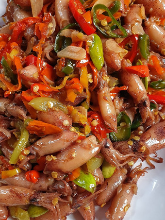 Resep Baby cumi oseng pedas, Enak