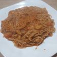 Fideos con Tomate y Merluza
