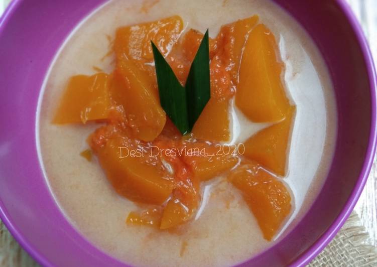 Resep Kolak Putih Labu Parang Anti Gagal