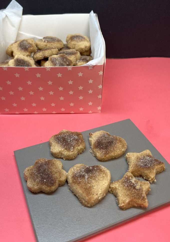 Una foto de Mini mantecados de almendra