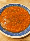 Guiso de Garbanzos con Sepia, Cúrcuma y Yakiniku
