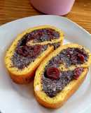 Fitt mákos meggyes tekercs🍒