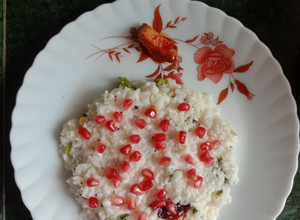 A picture of Curd rice.
