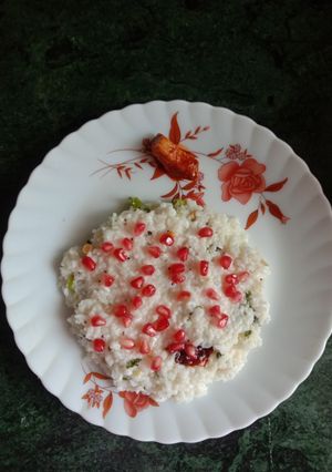 A picture of Curd rice.