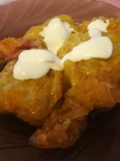 Töltött káposzta cserépedényben recept fotója