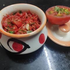 A picture of Carrot Tomato Garlic Pickle😋.