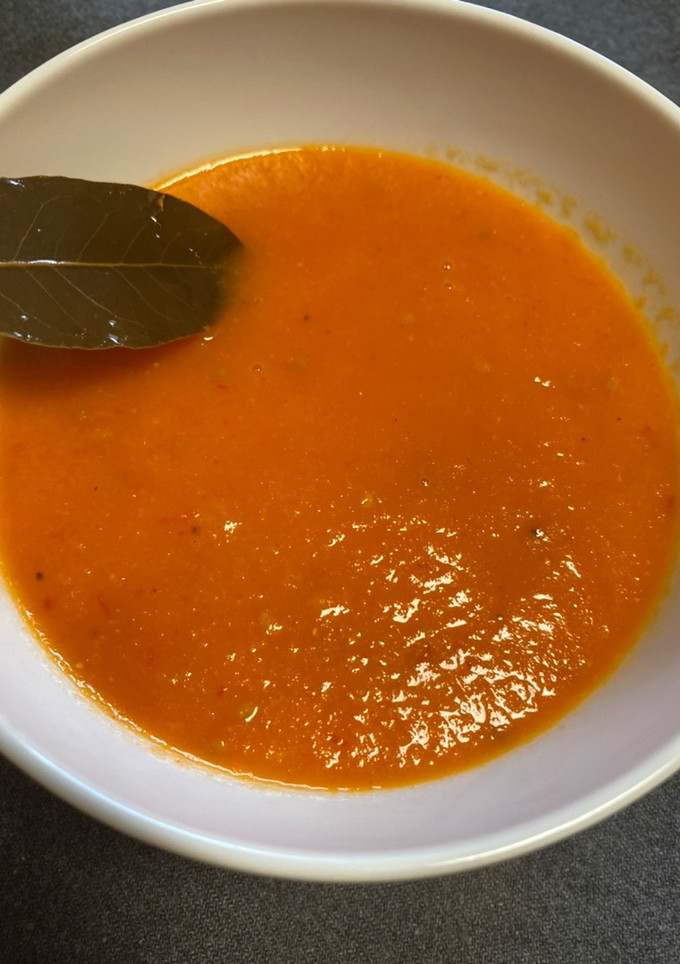Una foto de Crema de tomate