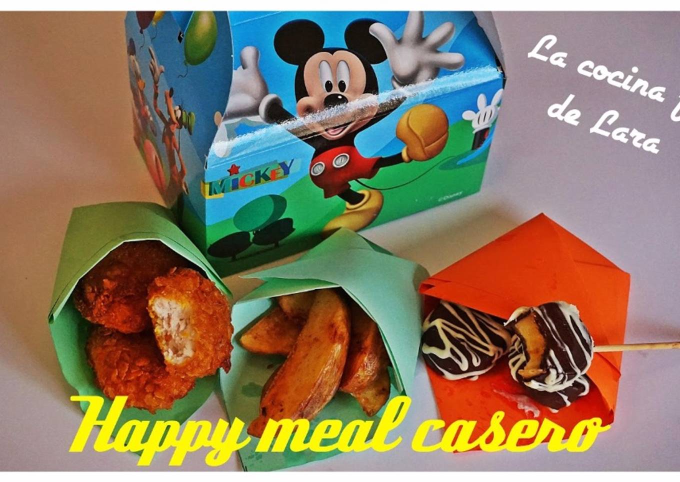 Happy meal casero-Menú infantil para vuestros peques