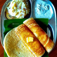 Davanagere Benne Dose or Butter Dosa A picture of Davanagere Benne Dose or Butter Dosa.
