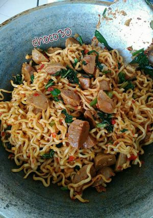 Foto resep Mie goreng bakso