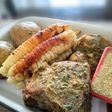 Cerdo macerado con hierbas de temporada 👍🇵🇪