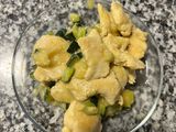 Pollo con calabacín
