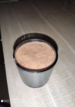 A picture of Chocolate milk shake.