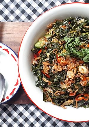 Foto resep Oseng daun pepaya