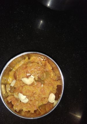 A picture of Gajar halwa.